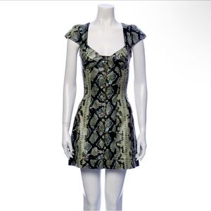 MIAOU 🐍Leather Dress